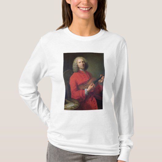 Jean-Philippe Rameau met een Violin T-shirt (Voorkant)