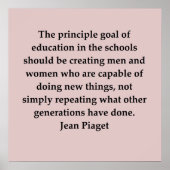 jean piaget poster (Voorkant)