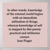 jean piaget poster (Voorkant)