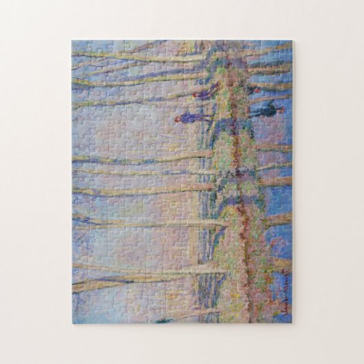 Jean-Pierre Hoplanné en Michel Monet Fine Art Legpuzzel (Verticaal)