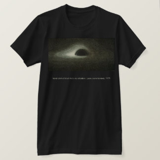 Jean-Pierre Luminet's Black Hole (1979) T-shirt