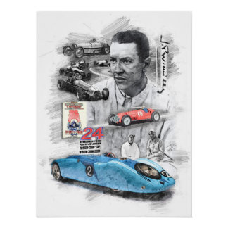 Jean-Pierre Wimille Perfect Poster