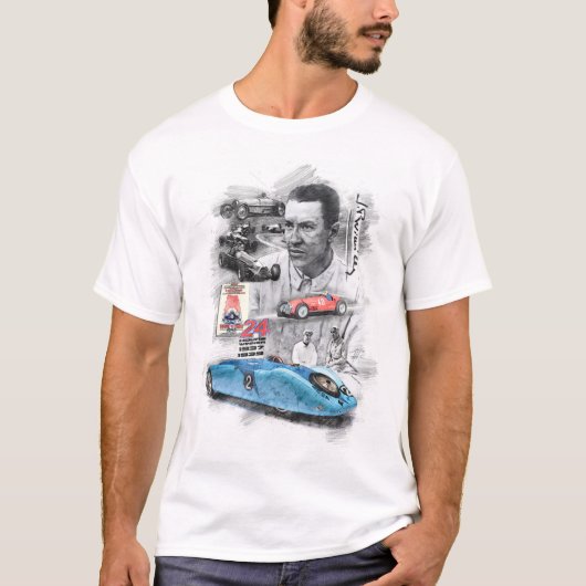 Jean-Pierre Wimille T-shirt (Voorkant)