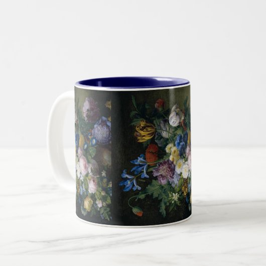 Jean-Pierre-Xavier Bidauld leeft nog steeds met tu Tweekleurige Koffiemok (Voorkant links)