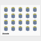 Jean Pocket Bumble Bee Ronde Sticker (Vel)