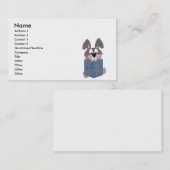 Jean Pocket Dust Bunny Visitekaartje (Voorkant / Achterkant)