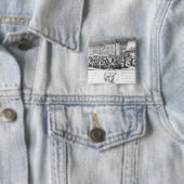 Jean Ramponneau's Tavern Vierkante Button 5,1 Cm (In situ)