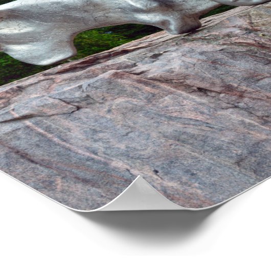 Jean Sibelius Sculpture, Helsinki, Finland Poster (Hoek)