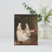 Jean-Simeon Chardin - De hardwerkende moeder Briefkaart (Staand voorkant)