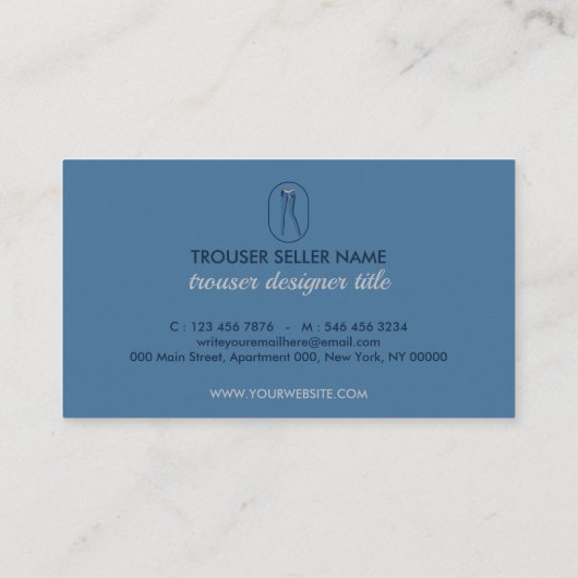 Jean Trouser Legging Visitekaartje (Achterkant)