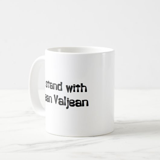 Jean Valjean Stand Koffiemok (Voorkant links)