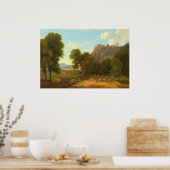 Jean-Victor Bertin Fine Art Poster (Keuken)