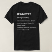Jeanette Name T-shirt (Design voorkant)