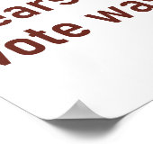 Jeanette Rankin werd gekozen - geschiedenisfeit Poster (Hoek)