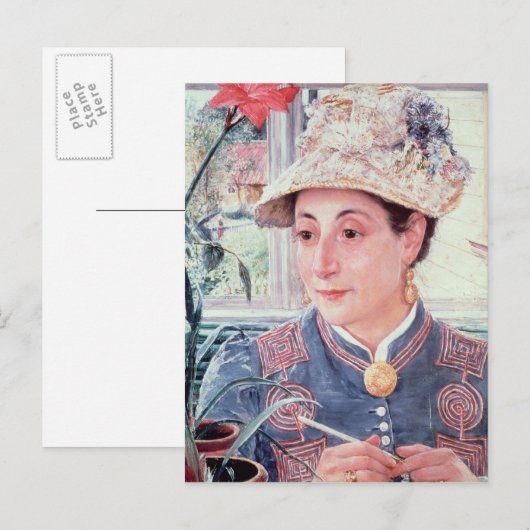 Jeanette Rubenson, 1883 Briefkaart (Voorkant / Achterkant)