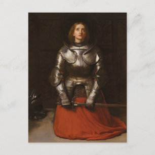 Jeanne d'Arc, 1865, John Everett Millais Briefkaart