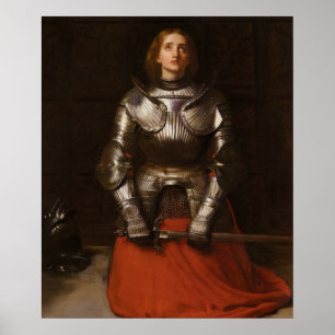 Jeanne d'Arc, 1865, John Everett Millais Poster