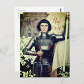 Jeanne d'Arc (Albert Lynch illustratie) Briefkaart (Voorkant / Achterkant)