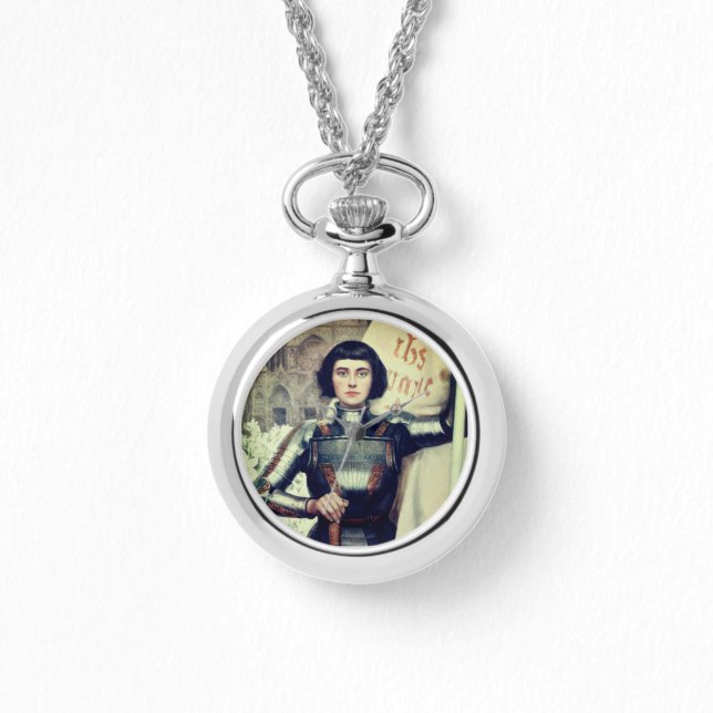 Jeanne d'Arc (Albert Lynch illustratie) Horloge (Voorkant)