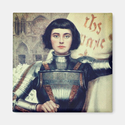 Jeanne d'Arc (Albert Lynch illustratie) Magneet (Voorkant)