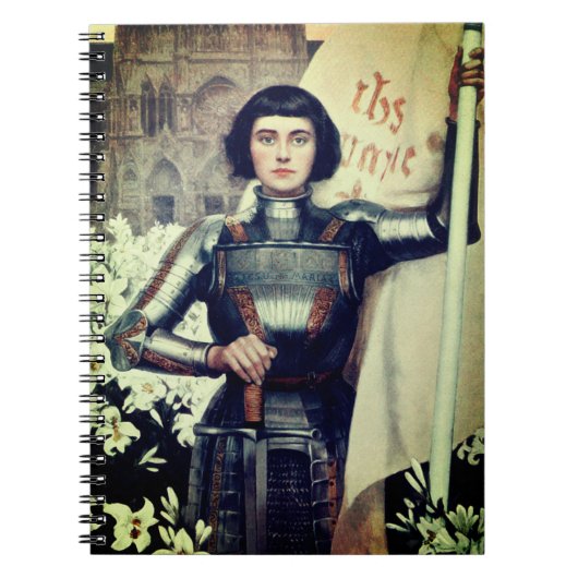 Jeanne d'Arc (Albert Lynch illustratie) Notitieboek (Voorkant)