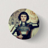 Jeanne d'Arc (Albert Lynch illustratie) Ronde Button 3,2 Cm (Voorkant)