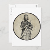 Jeanne d'Arc Briefkaart (Voorkant / Achterkant)
