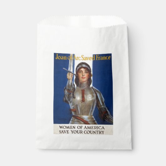 Jeanne d'Arc: De dienstmeid van Orléans, ridder he Bedankzakje (Voorkant)