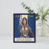 Jeanne d'Arc: De dienstmeid van Orléans, ridder he Briefkaart (Staand voorkant)
