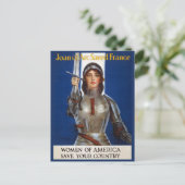 Jeanne d'Arc: De dienstmeid van Orléans, ridder he Briefkaart (Staand voorkant)