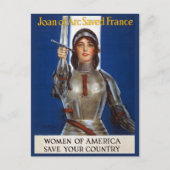 Jeanne d'Arc: De dienstmeid van Orléans, ridder he Briefkaart (Voorkant)