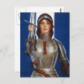 Jeanne d'Arc: De dienstmeid van Orléans, ridder he Briefkaart (Voorkant / Achterkant)