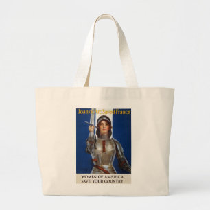 Jeanne d'Arc: De dienstmeid van Orléans, ridder he Grote Tote Bag