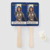 Jeanne d'Arc: De dienstmeid van Orléans, ridder he Handwaaier (Voorkant en achterkant)