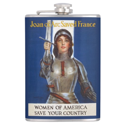 Jeanne d'Arc: De dienstmeid van Orléans, ridder he Heupfles (Voorkant)