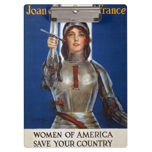 Jeanne d'Arc: De dienstmeid van Orléans, ridder he Klembord (Voorkant)