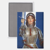 Jeanne d'Arc: De dienstmeid van Orléans, ridder he Magneet (Voorkant / Achterkant)
