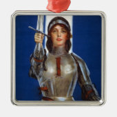 Jeanne d'Arc: De dienstmeid van Orléans, ridder he Metalen Ornament (Voorkant)