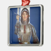 Jeanne d'Arc: De dienstmeid van Orléans, ridder he Metalen Ornament (Links)
