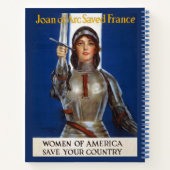 Jeanne d'Arc: De dienstmeid van Orléans, ridder he Notitieboek (Achterkant)