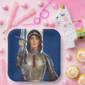 Jeanne d'Arc: De dienstmeid van Orléans, ridder he Papieren Bordje (Feest)