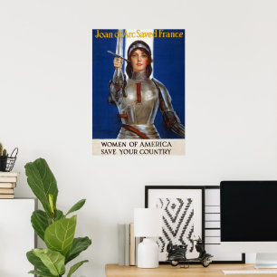 Jeanne d'Arc: De dienstmeid van Orléans, ridder he Poster