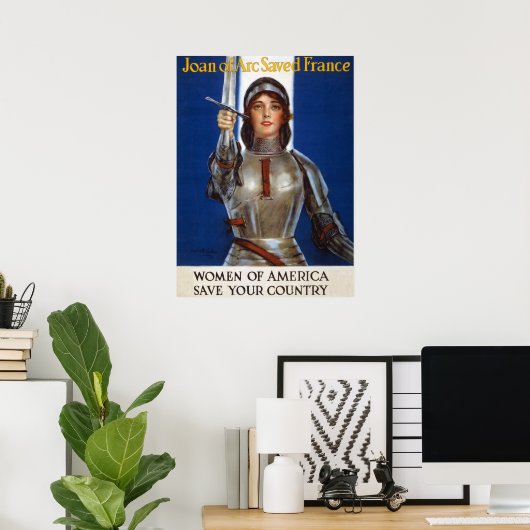 Jeanne d'Arc: De dienstmeid van Orléans, ridder he Poster (Thuiskantoor)