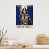 Jeanne d'Arc: De dienstmeid van Orléans, ridder he Poster (Keuken)