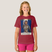 Jeanne d'Arc: De dienstmeid van Orléans, ridder he T-shirt (Voorkant volledig)