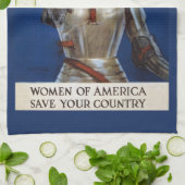 Jeanne d'Arc: De dienstmeid van Orléans, ridder he Theedoek (Gevouwen)