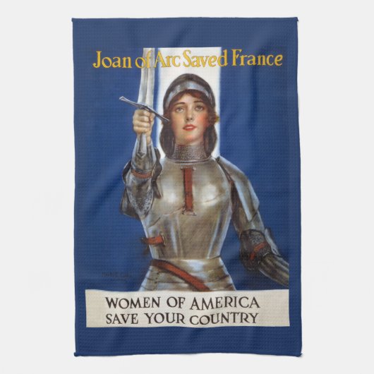 Jeanne d'Arc: De dienstmeid van Orléans, ridder he Theedoek (Verticaal)