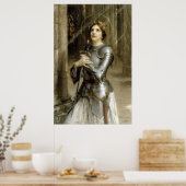 Jeanne d'Arc door Charles-Amable Lenoir Poster (Keuken)