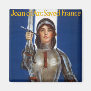 Jeanne d'Arc Franse heldin ridder nationale held Magneet