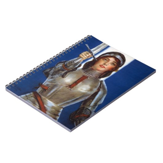 Jeanne d'Arc Franse heldin ridder nationale held Notitieboek (Linkerzijde)